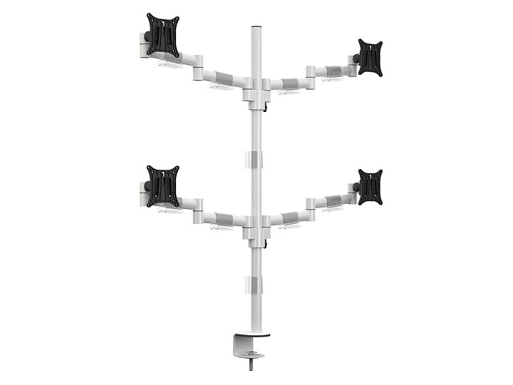 M VESA Deskmount Officeline Quad White