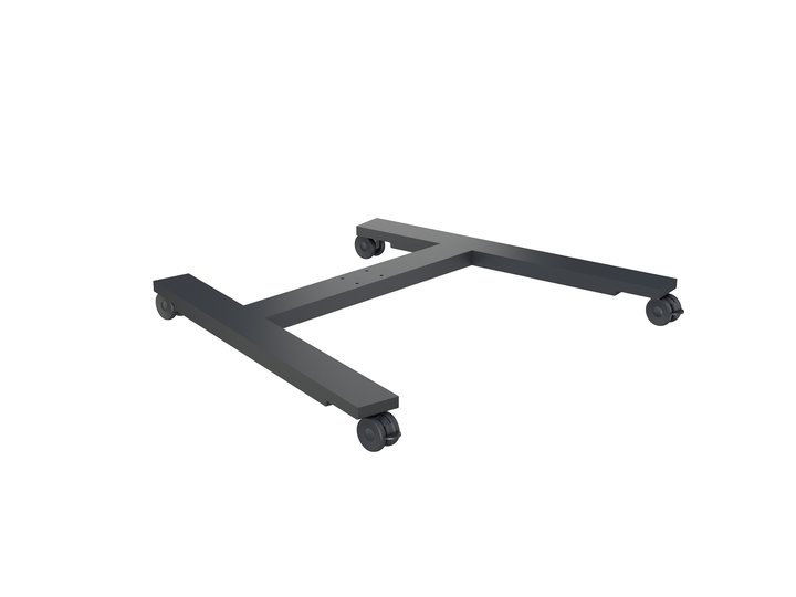 M Public Display Stand Wheelbase HD Black