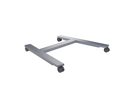 M Public Display Stand Wheelbase HD Silver