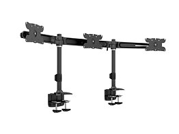 M VESA Desktopmount Triple Desk Clamp 24"-32"