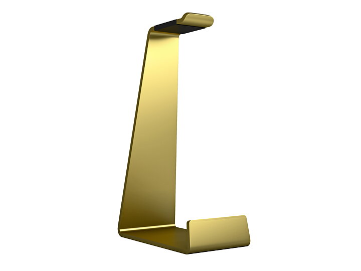 M Headset Holder Table stand Brass