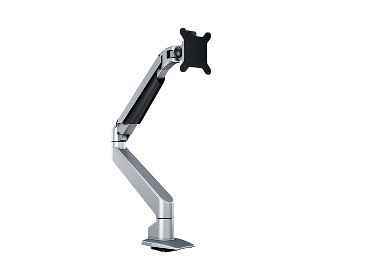 M VESA Gas Lift Arm Single Silver