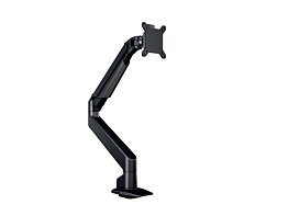 M VESA Gas Lift Arm Single Black
