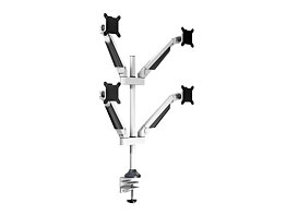 M VESA Gas Lift Arm Quad White