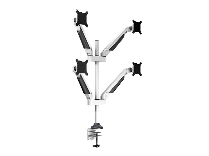 M VESA Gas Lift Arm Quad White