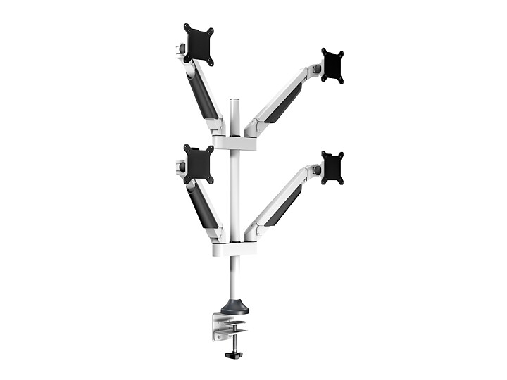 M VESA Gas Lift Arm Quad White