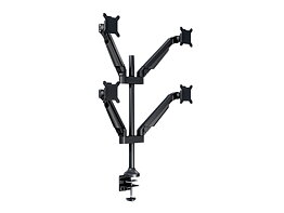 M VESA Gas Lift Arm Quad Black