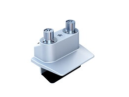 M Gas Lift Duo Desk Clamp Silver