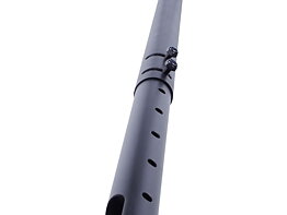 M Extension Pipe Ceiling Mount Black 3000mm