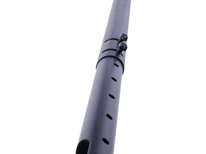 M Extension Pipe Ceiling Mount Black 3000mm