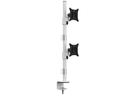 M VESA Deskmount Officeline Dual Vertical White