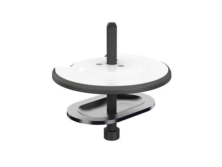 M VESA Deskmount Officeline Grommet Base White