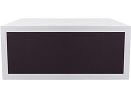 M Public Display Stand MediaBox1 Silver White