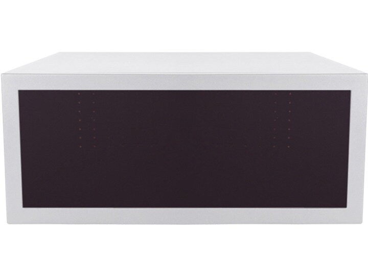 M Public Display Stand MediaBox1 Silver White