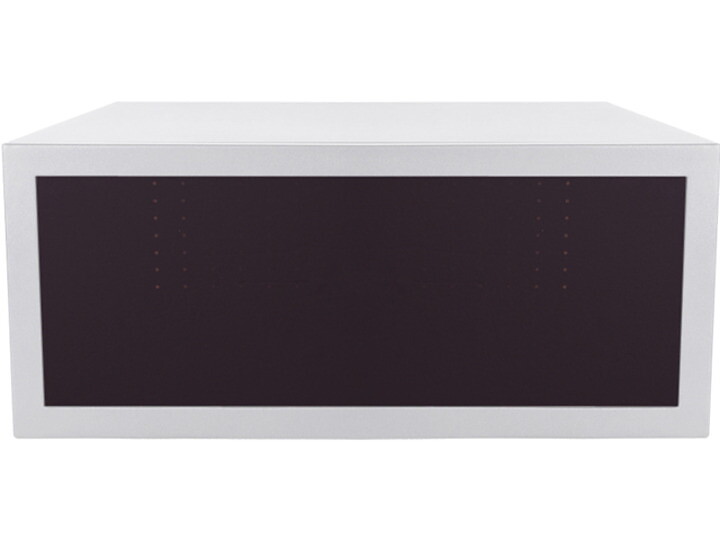 M Public Display Stand MediaBox1 Silver White