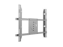 M Public Display Stand Single Screen Mount Silver
