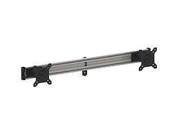M Public Display Stand Dual Screen Mount 15"-32" Silver