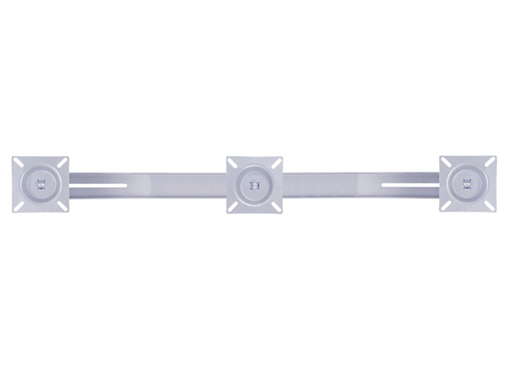 M Public Display Stand Triple Screen Mount 10"-24" Silver