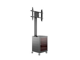 M Public Display Stand 180 Single MediaBox4 Black