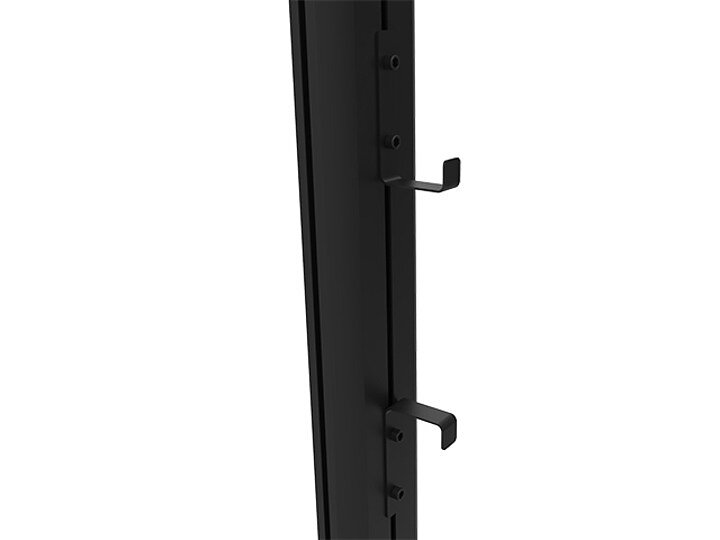 M Public Display Stand Cable Hooks Black