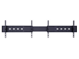 M Public Display Stand Dual Screen Mount 40-55" Black