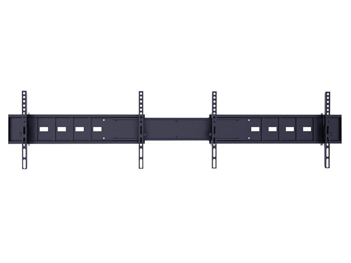 M Public Display Stand Dual Screen Mount 40-55" Black