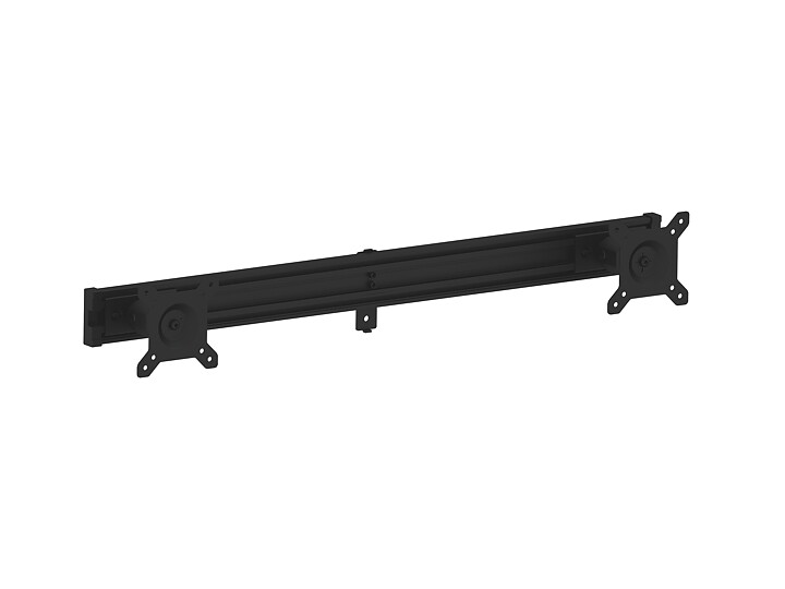 M Public Display Stand Dual Screen Mount 15"-32" Black