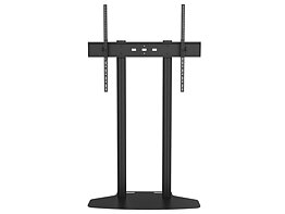 M Public Display Stand 180 Dual Pillar Floorbase, Flight Case