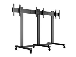 M Public Video Wall Stand 3-screens 40-55" Black