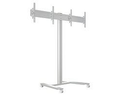 M Public Display Stand 180 HD Dual Silver