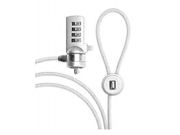 M Security Cable 4 Wheel Combination Lock
