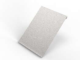 M A4 Brochure Shelf Public Display Stand Silver