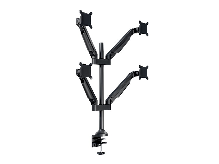 M VESA Gas Lift Arm Quad Black HD