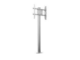 M Display Stand 180 Single Silver w. Floormount