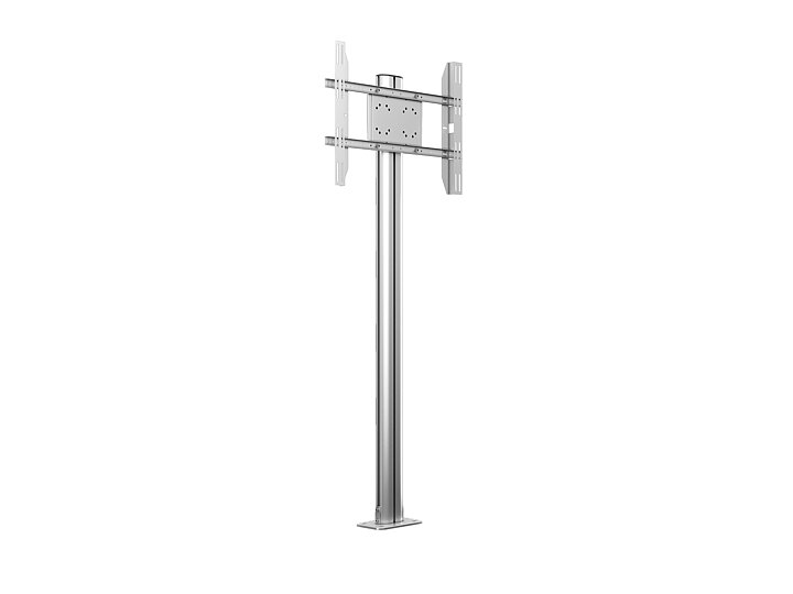 M Display Stand 180 Single Silver w. Floormount