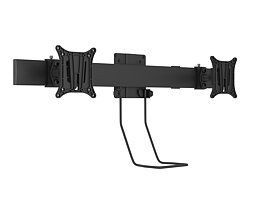 M VESA 75 100 Duo Crossbar with handle Black