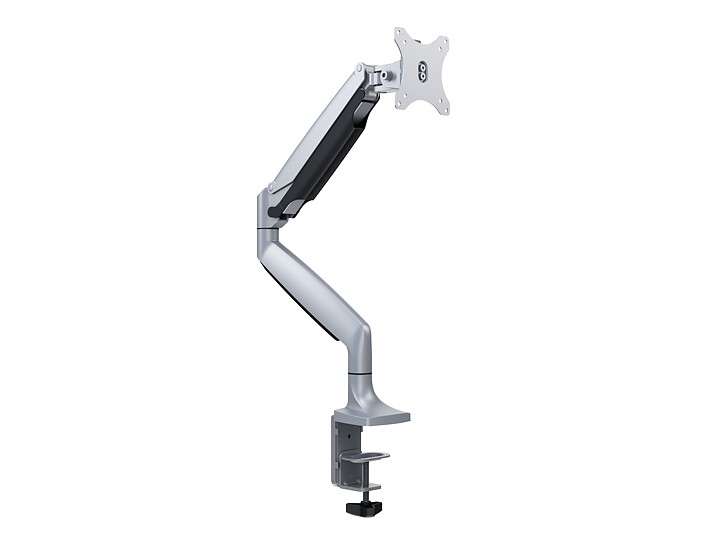 M Deskmount Gas Spring Single Silver