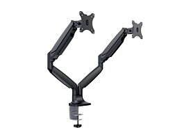 M Deskmount Gas Spring Dual Black