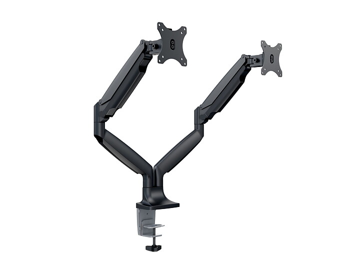 M Deskmount Gas Spring Dual Black