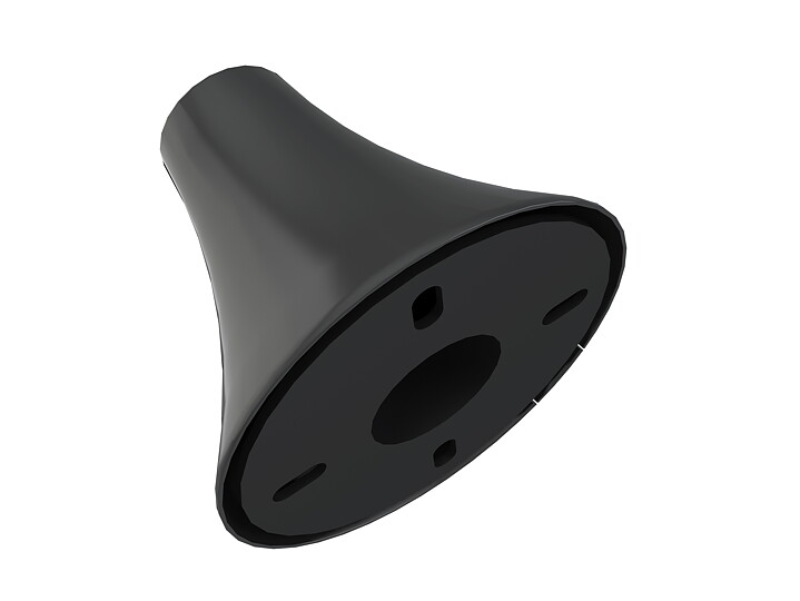 M Pro Series - Floor To Ceiling Plate Black
