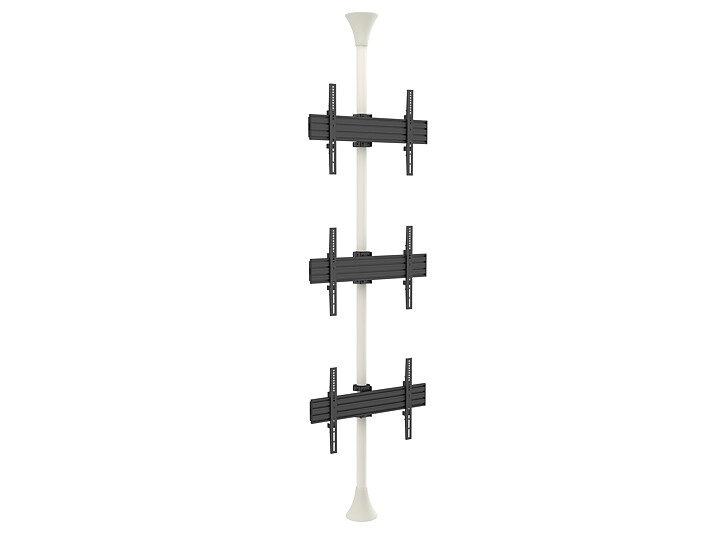 M Floor to Ceiling Mount Pro MBFC3U White