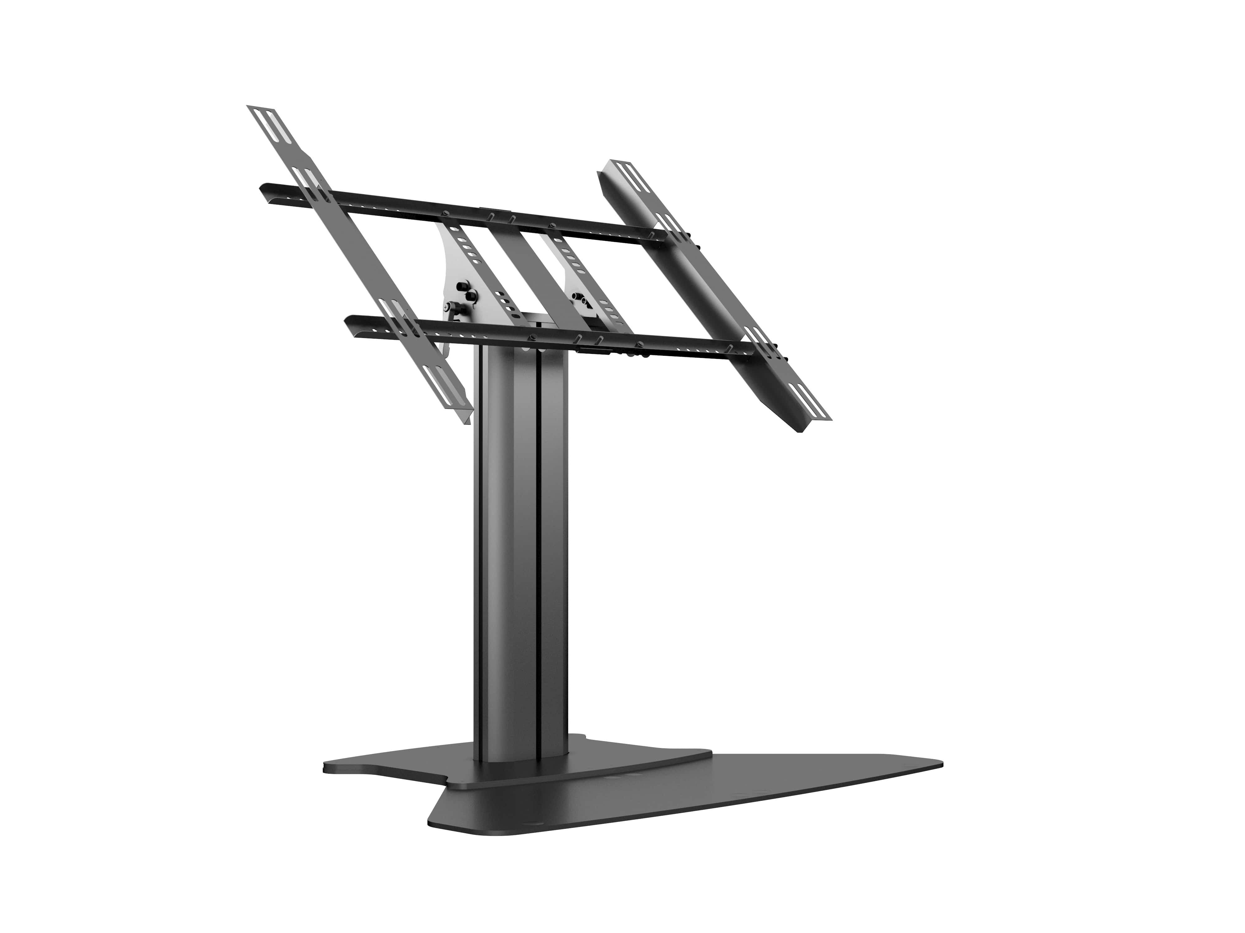 M Public Display Stand 80 HD Floorbase Single Black - Multibrackets