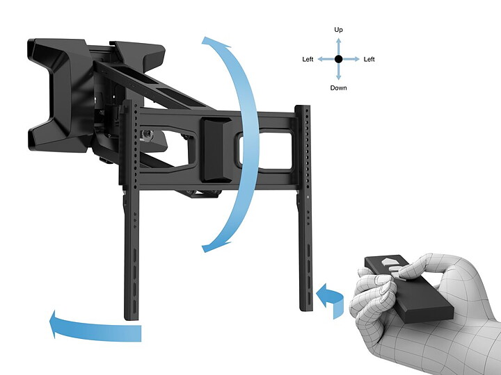 M Motorized Pull Down Full Motion Flexarm 37"-70"