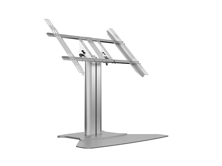 M Public Display Stand 80 HD Floorbase Single Silver