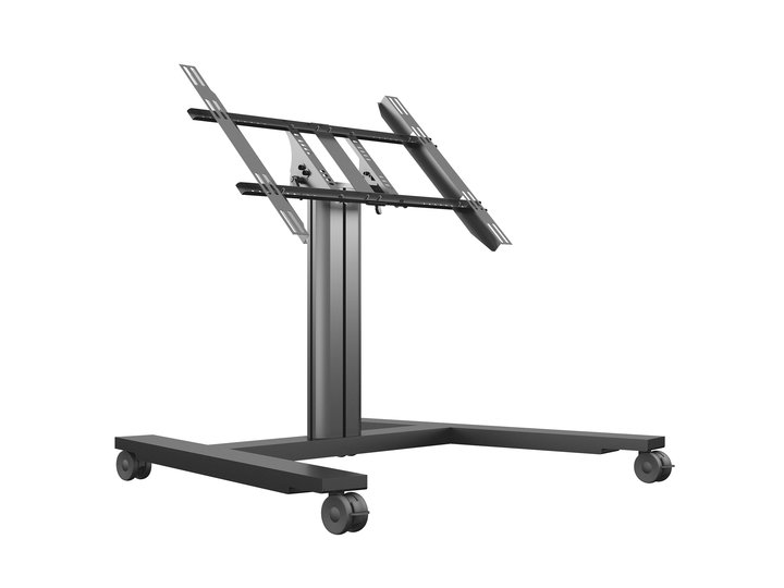 M Public Display Stand 80 HD Wheelbase Single Black