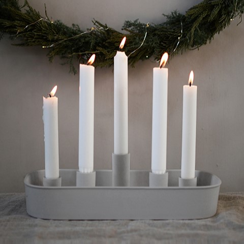 Ljusstake Ensta - Ljusgrå - 2
