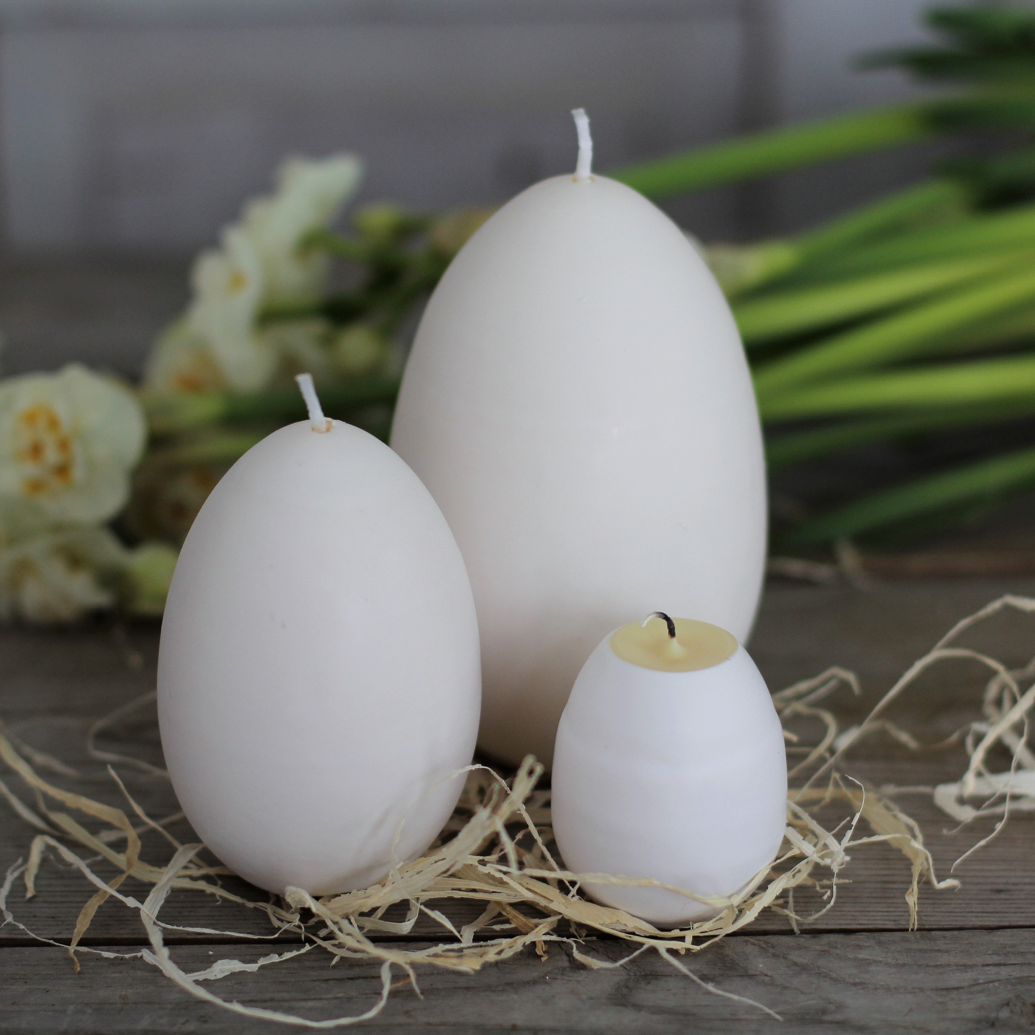 Ljus - Hönsägg med gula - 4