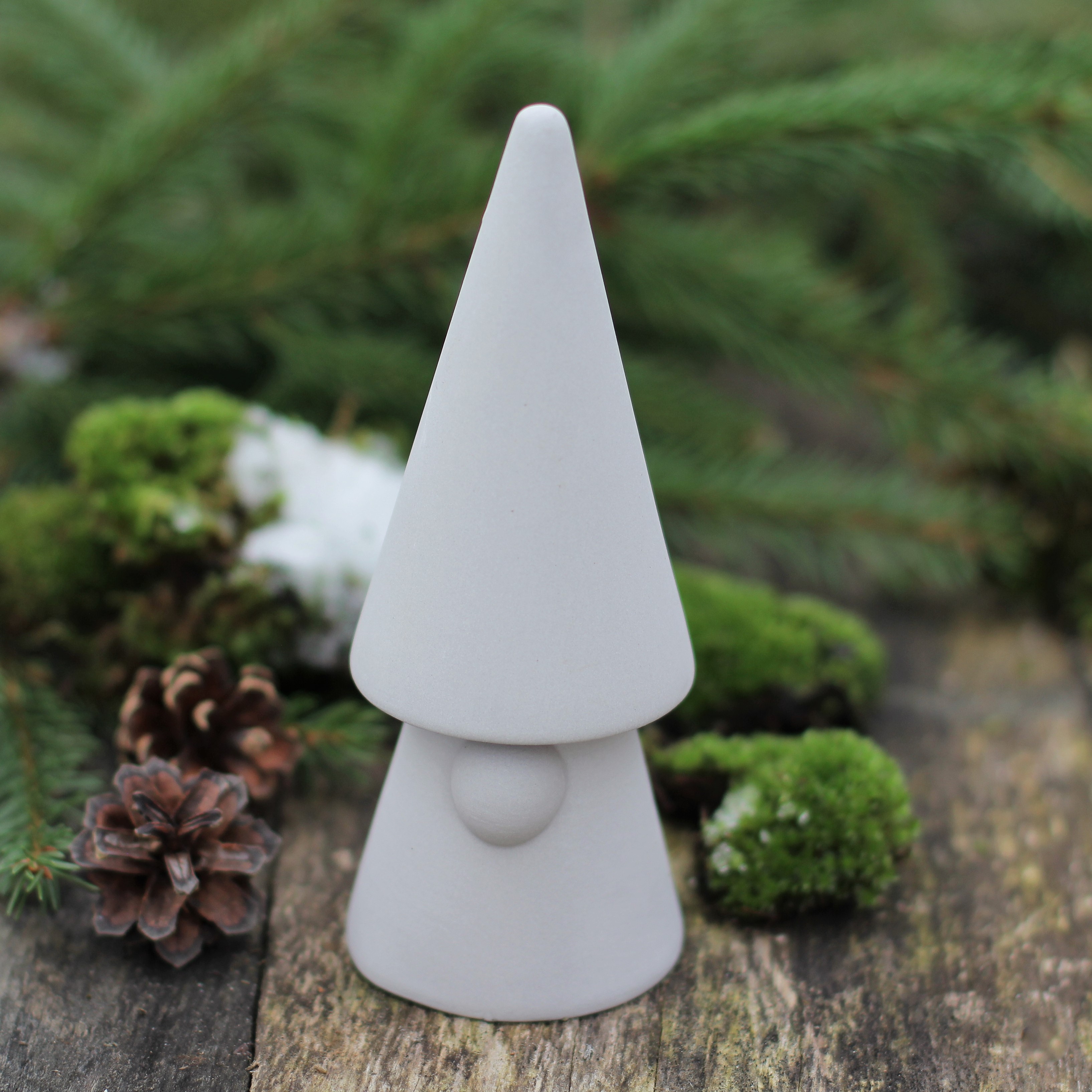 Evert tomte ljusgrå - stor - 2