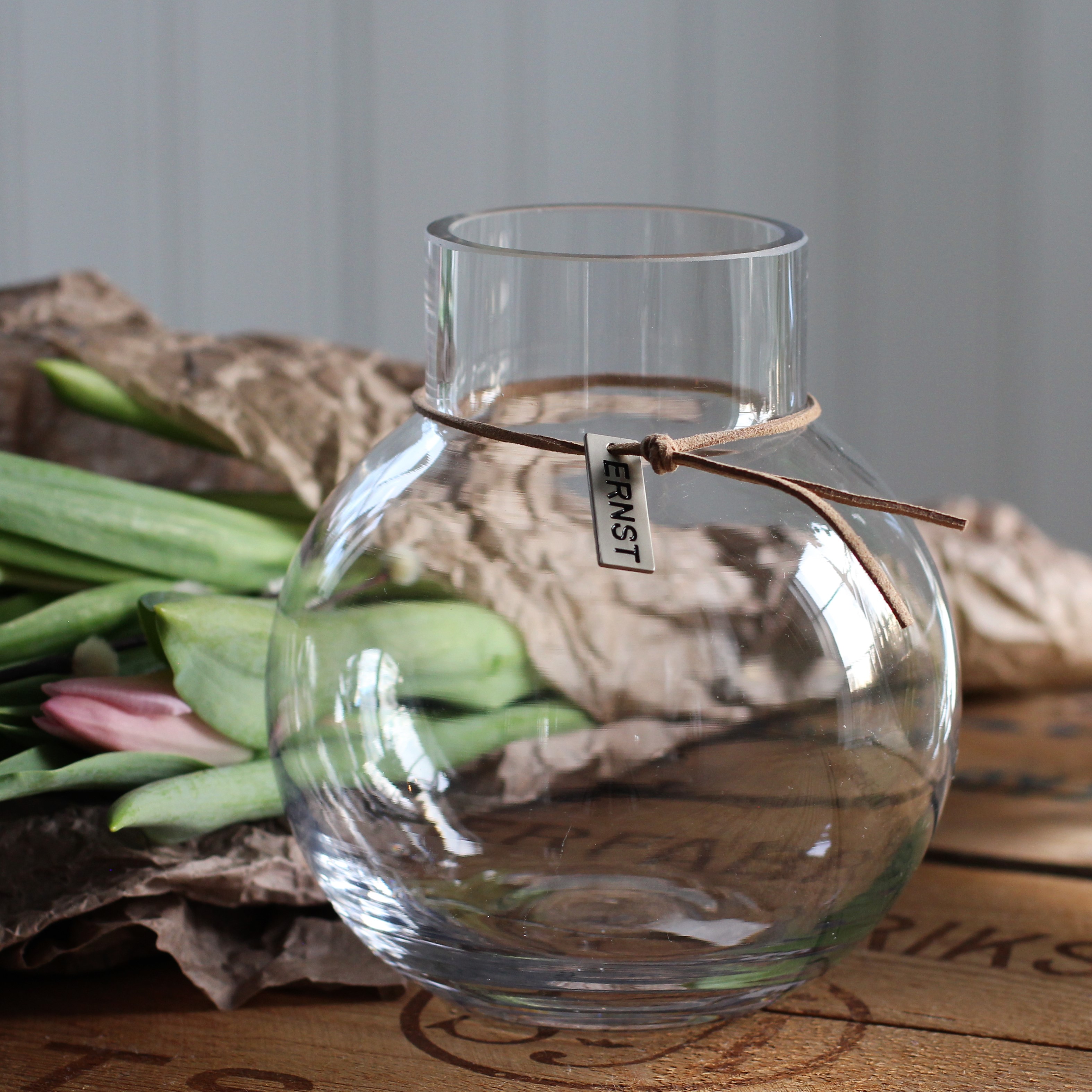 Glasvas rund liten ERNST - 2