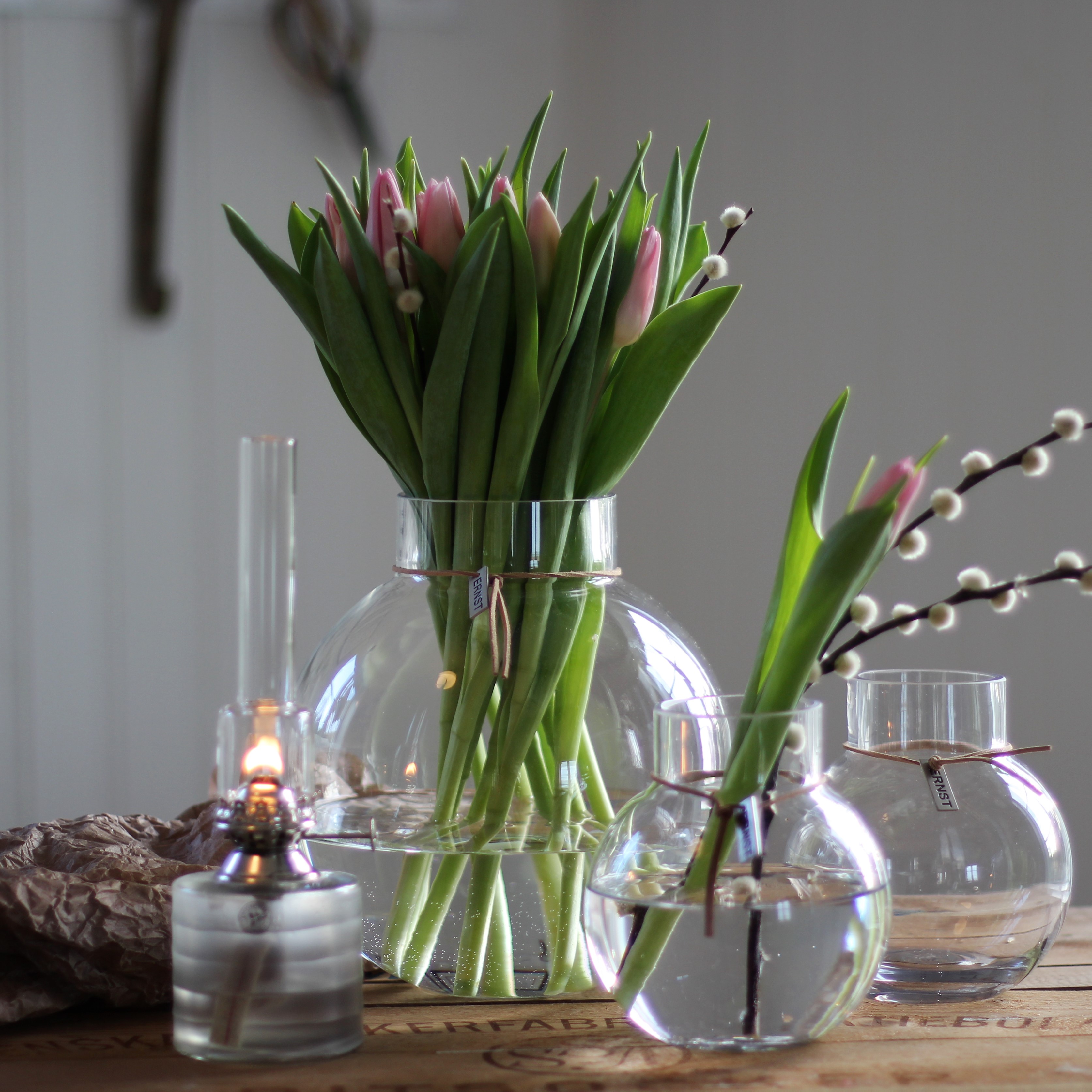 Glasvas rund liten ERNST - 7